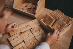 QToys Lowercase Letters Spelling Tiles | The Nest Attachment Parenting Hub