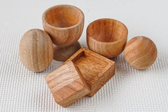 QToys Montessori Egg, Ball & Cube Set 654 | The Nest Attachment Parenting Hub