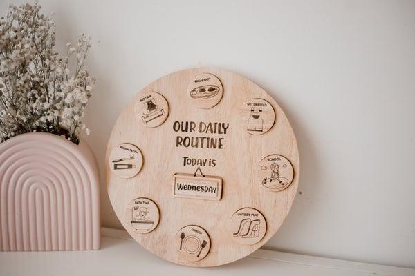 Qtoys Our Daily Routine Circle 699 | The Nest Attachment Parenting Hub