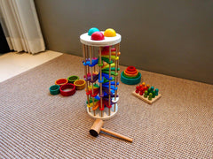 QToys Pound-a-Ball Tower 19 | The Nest Attachment Parenting Hub