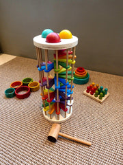 QToys Pound-a-Ball Tower 19 | The Nest Attachment Parenting Hub