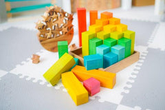 QToys Rainbow Engineering Blocks 901 | The Nest Attachment Parenting Hub