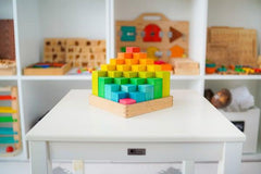 QToys Rainbow Engineering Blocks 901 | The Nest Attachment Parenting Hub