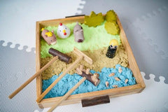 QToys Sand Tray & Play Set 499 | The Nest Attachment Parenting Hub