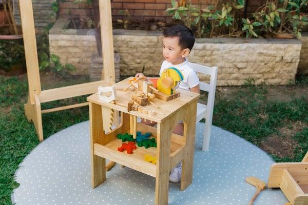 Qtoys Wooden Work Bench 451 | The Nest Attachment Parenting Hub