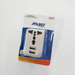 Royu Electrical Universal Adapter with 2 USB Ports | The Nest Attachment Parenting Hub