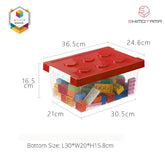 Shimoyama Lego Medium Toy Storage Box Cabinet Organizer | The Nest Attachment Parenting Hub