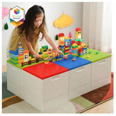 Shimoyama Toy Bricks Foldable Bin Organizer Storage Box w/ Lid | The Nest Attachment Parenting Hub