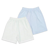 St. Patrick Essential Shorts Plain & Stripes/Blue 2's | The Nest Attachment Parenting Hub