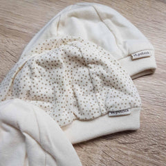 St. Patrick Organic Beanie Plain/Polka 3's | The Nest Attachment Parenting Hub