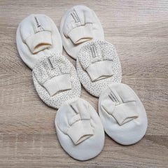 St. Patrick Organic Booties Plain/Polka 3's | The Nest Attachment Parenting Hub