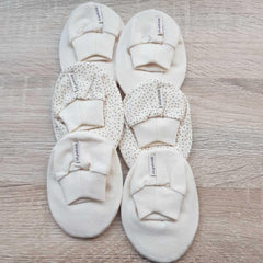 St. Patrick Organic Booties Plain/Polka 3's | The Nest Attachment Parenting Hub