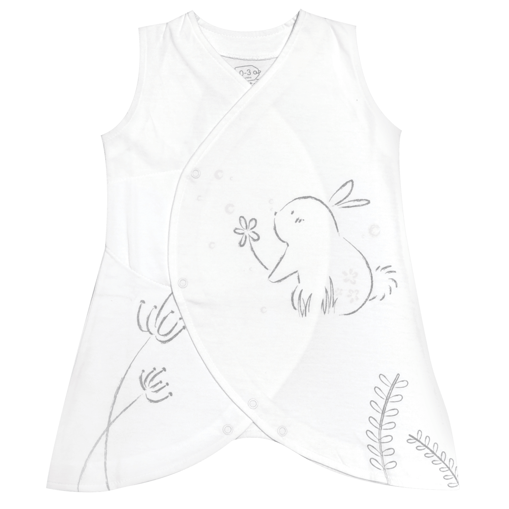 St. Patrick Woodlands Hana Midcalf Romper White/Pink | The Nest Attachment Parenting Hub