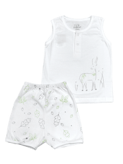 St. Patrick Woodlands Mizu Singlet and Short - Deer | The Nest Attachment Parenting Hub