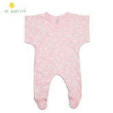 St. Patrick Woodlands Sakura Sleepsuit Pink | The Nest Attachment Parenting Hub