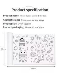 Superdots Children's Graffiti Scrolls 3y+ | The Nest Attachment Parenting Hub