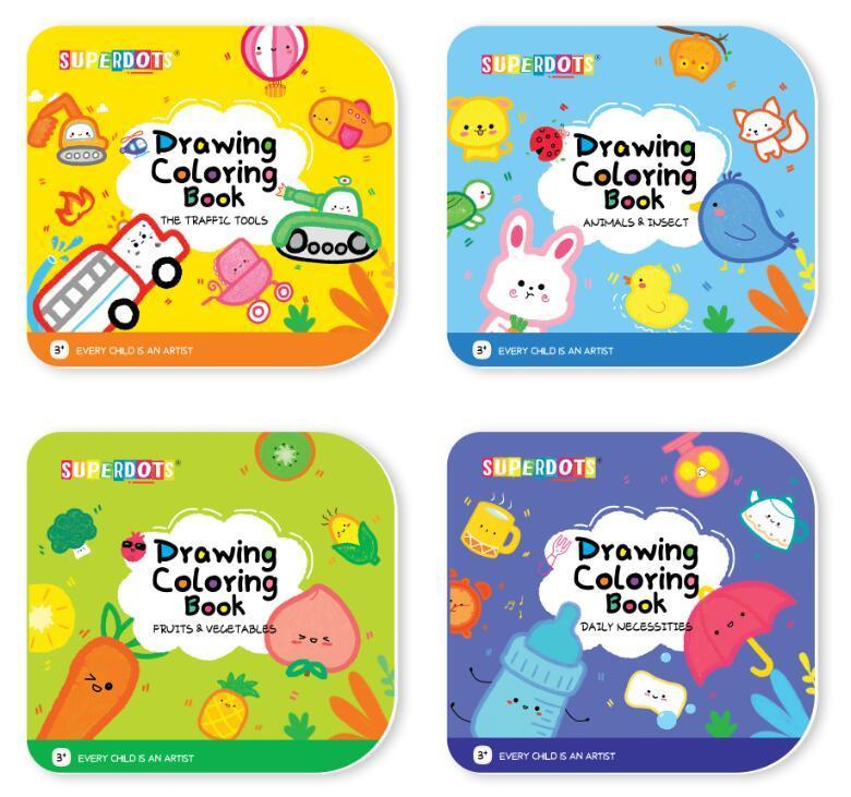Superdots Drawing Coloring Book | The Nest Attachment Parenting Hub