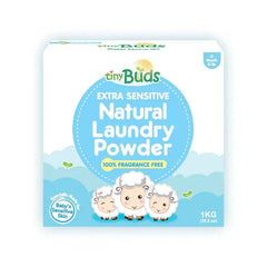 Tiny Buds Extra Sensitive Natural Laundry Powder for Babies (100% Fragrance Free) | The Nest Attachment Parenting Hub