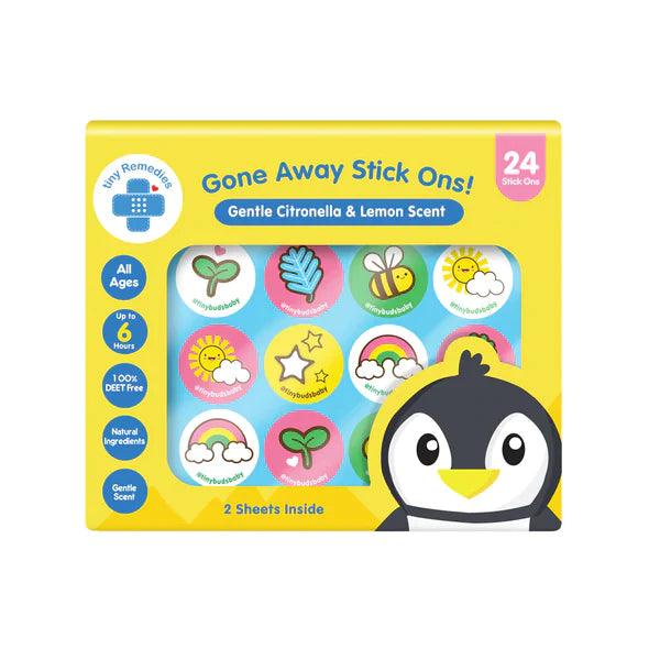 Tiny Buds Gone Away Stick Ons (24pcs) | The Nest Attachment Parenting Hub