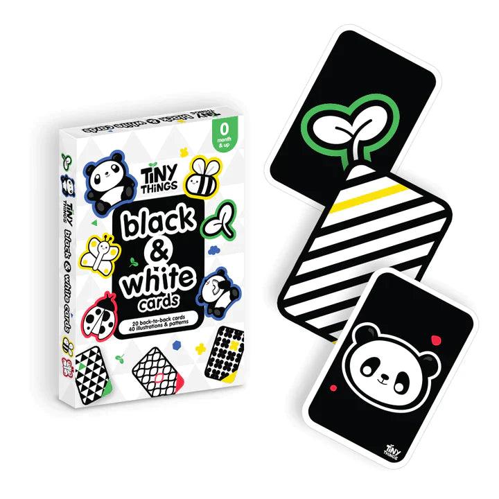 Tiny Buds Tiny Things Black & White Newborn Flash Cards 0+ | The Nest Attachment Parenting Hub