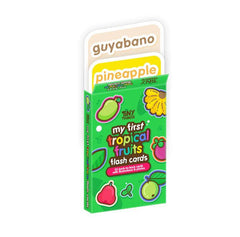 Tiny Buds Tiny Things My First Tropical Fruits Flash Cards - Baby Toddler Homeschool Montessori English | The Nest Attachment Parenting Hub