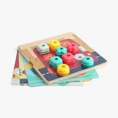 Toy Tinkr Top Bright BBQ Sequencing Playbox 3+ | The Nest Attachment Parenting Hub