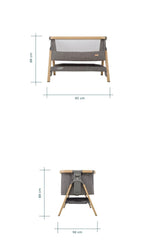 Tutti Bambini CoZee Bedside Crib | The Nest Attachment Parenting Hub