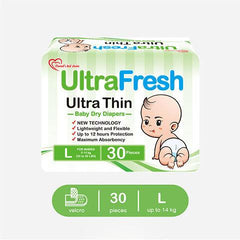 UltraFresh Ultra Thin Diaper 30's | The Nest Attachment Parenting Hub