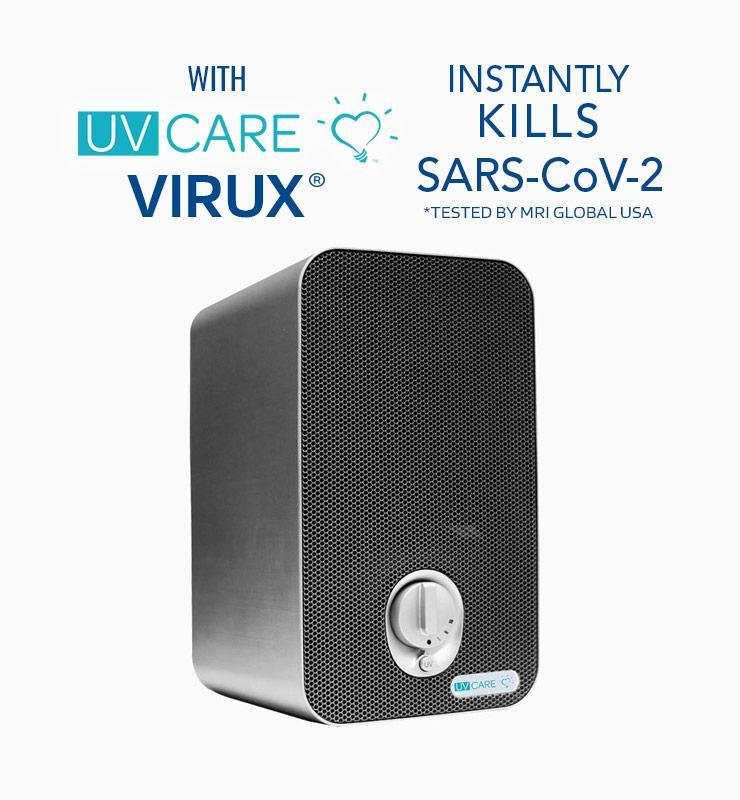 UV Care Desk Purifier with Medical GradeH13 HEPA Filter with UV Care VIRUX Patented Technology | The Nest Attachment Parenting Hub