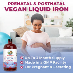 MaryRuth's Prenatal & Postnatal Iron Liquid 450ml