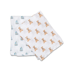 Lulujo Cotton Muslin Blanket (Set of 2)