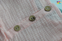 Wee Oats Gummy 100% Organic Cotton Muslin Cuffed Long-Sleeve Dress | The Nest Attachment Parenting Hub