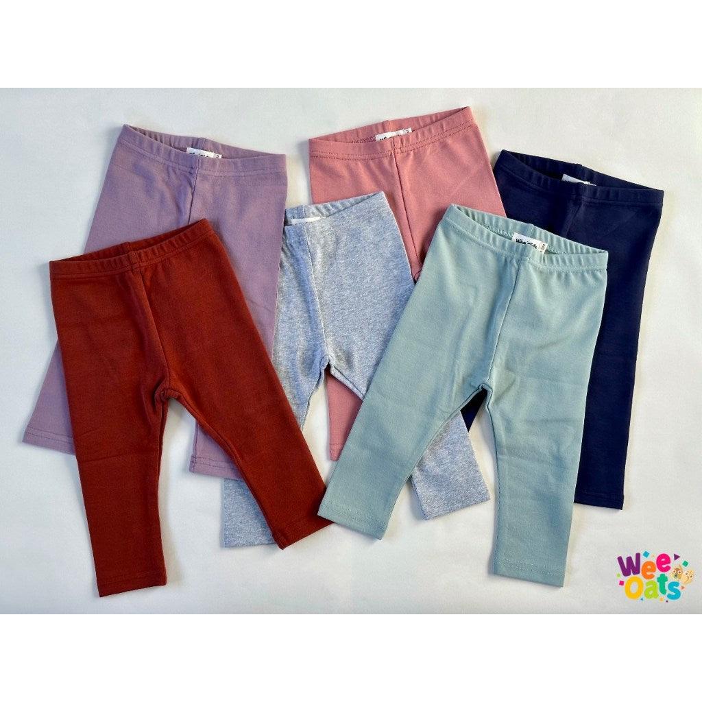 Wee Oats Pudding Organic Cotton Unisex Leggings | The Nest Attachment Parenting Hub