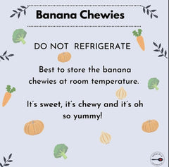 Yaya Lola Banana Chewies (100g) 2yo+ | The Nest Attachment Parenting Hub