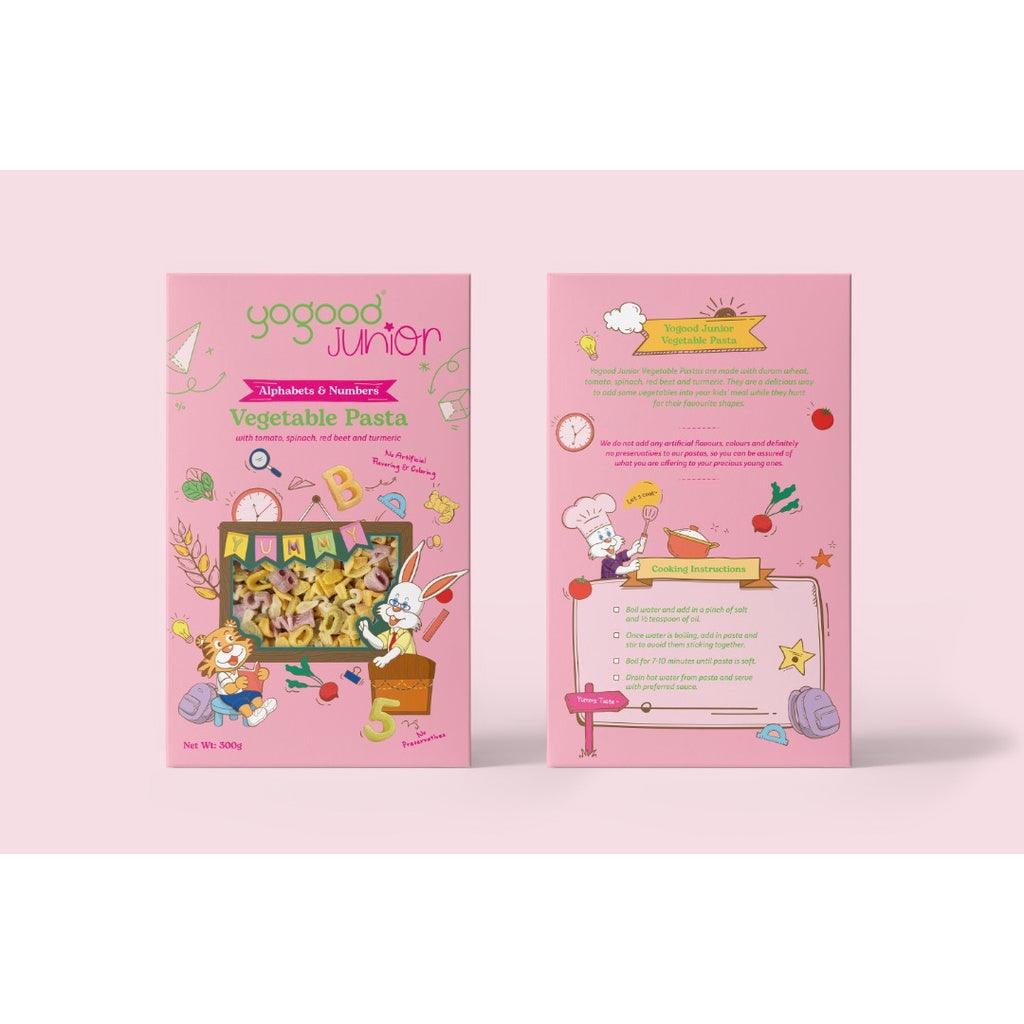 Yogood Junior Vegetable Pasta - Alphabets & Numbers | The Nest Attachment Parenting Hub