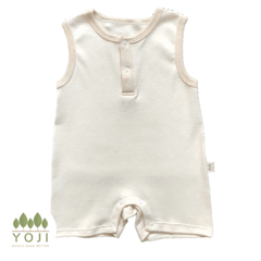 Yoji Play Suit Green Stripes | The Nest Attachment Parenting Hub