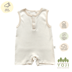Yoji Play Suit Green Stripes | The Nest Attachment Parenting Hub