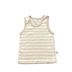 Yoji Sando and Shorts Set Beige Striped | The Nest Attachment Parenting Hub