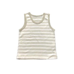 Yoji Sando and Shorts Set Green Striped | The Nest Attachment Parenting Hub