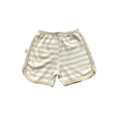 Yoji Sando and Shorts Set Green Striped | The Nest Attachment Parenting Hub