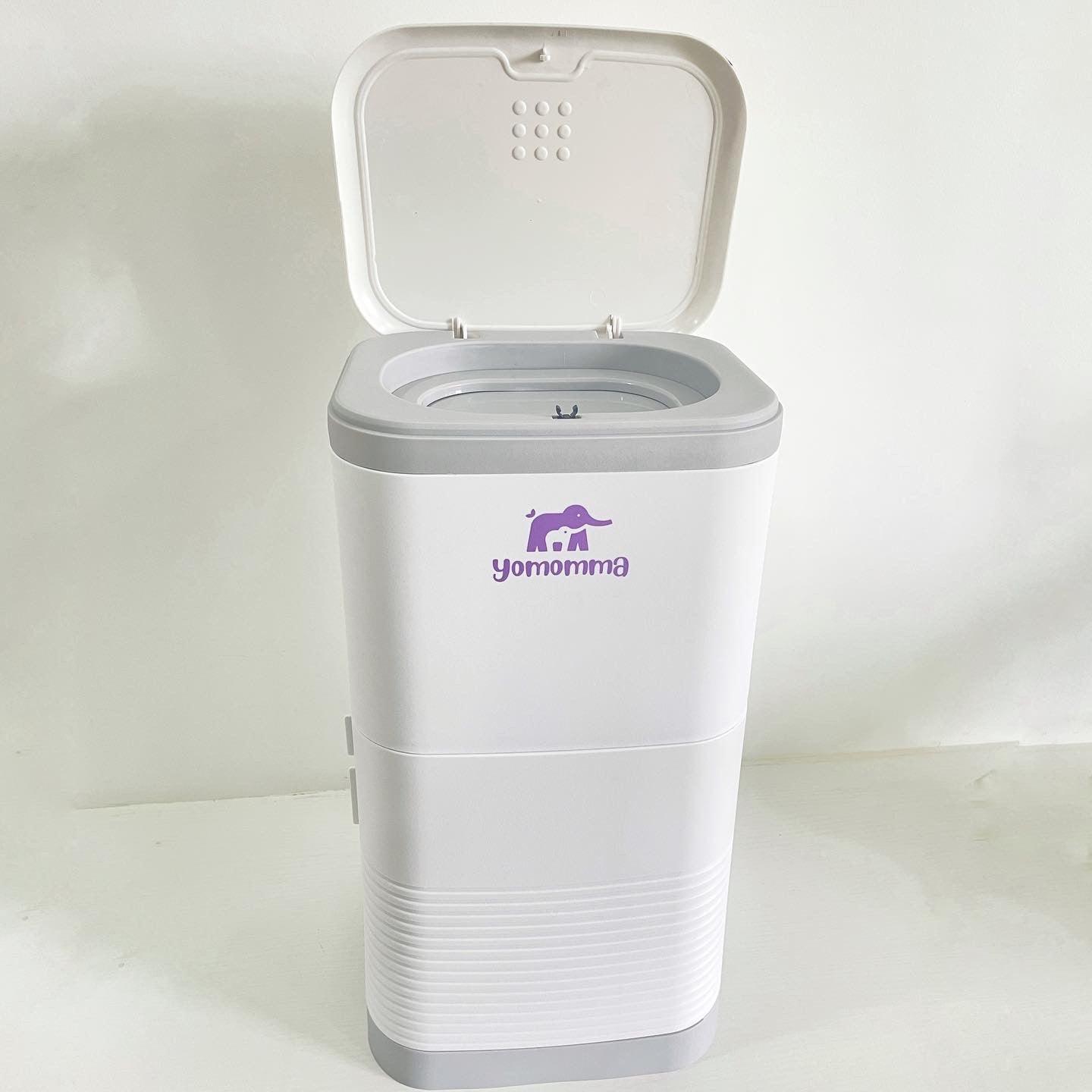 Yomomma Sealed Diaper Bin | The Nest Attachment Parenting Hub