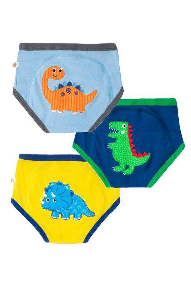 Zoocchini Organic Potty Training Pants Set of 3 - Jurassic Pals | The Nest Attachment Parenting Hub
