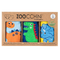 Zoocchini Organic Potty Training Pants Set of 3 - Jurassic Pals | The Nest Attachment Parenting Hub