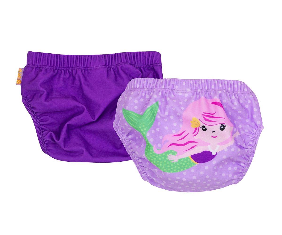 Zoocchini UPF50 Swim Diaper Set of 2 (Baby/Toddler) - Mia the Mermaid | The Nest Attachment Parenting Hub