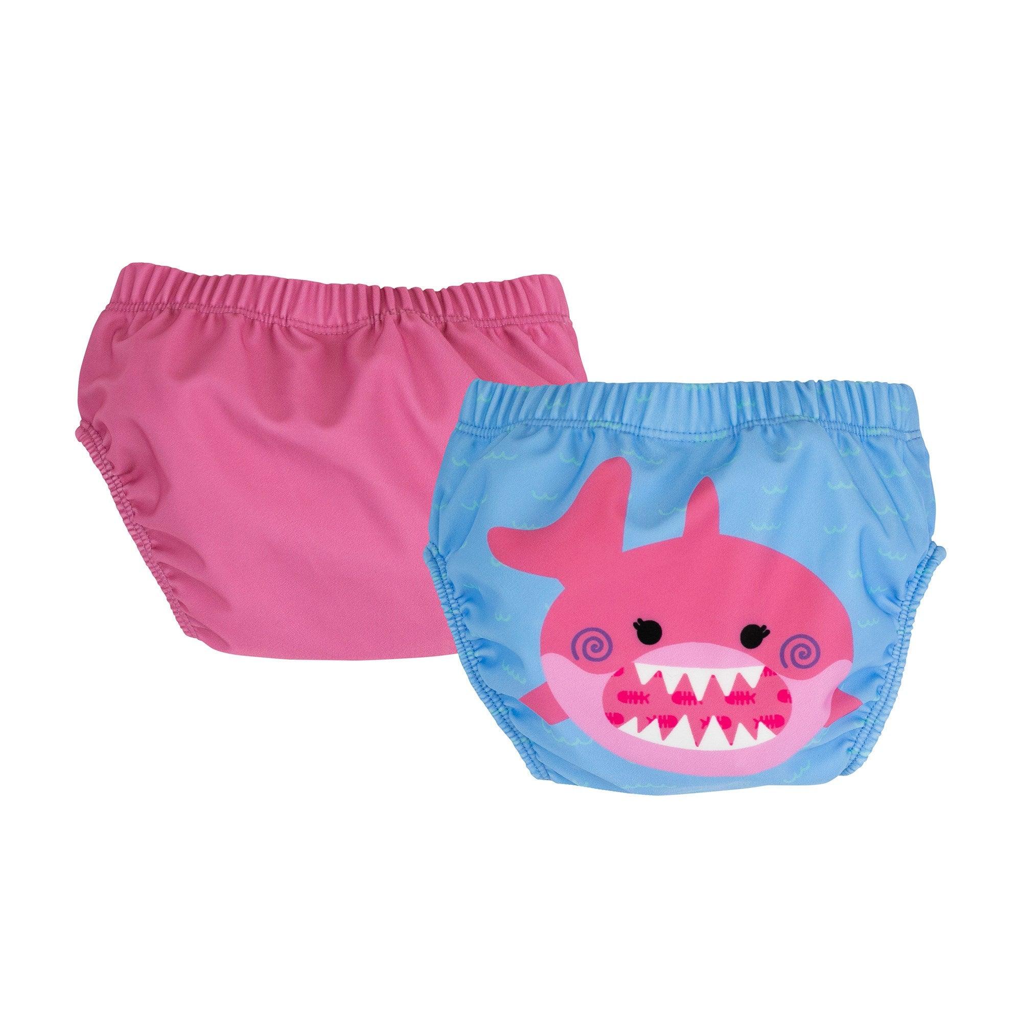Zoocchini UPF50 Swim Diaper Set of 2 (Baby/Toddler) - Sophie the Shark | The Nest Attachment Parenting Hub