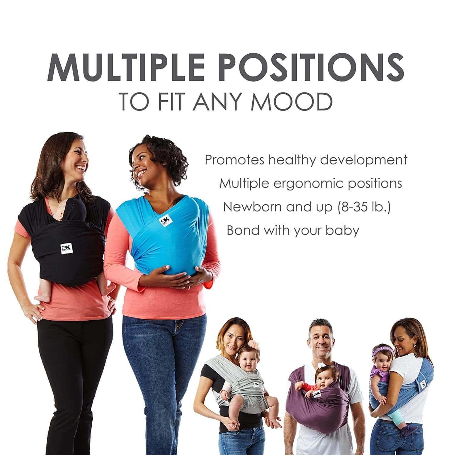 Baby K'tan Breeze - Black | The Nest Attachment Parenting Hub