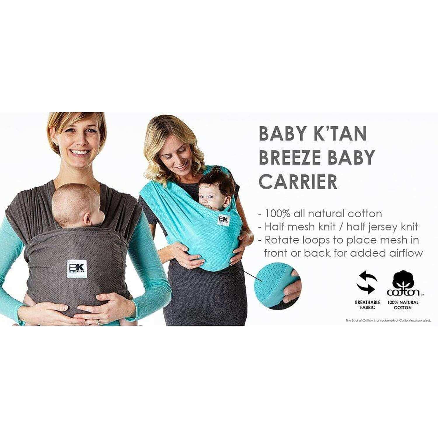 Baby K'tan Breeze - Black | The Nest Attachment Parenting Hub