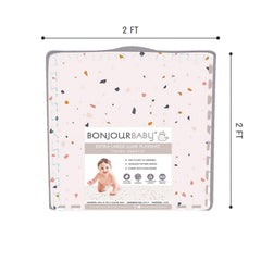 Bonjour Baby Extra Large Luxe Playmat (Italian Terrazzo) | The Nest Attachment Parenting Hub
