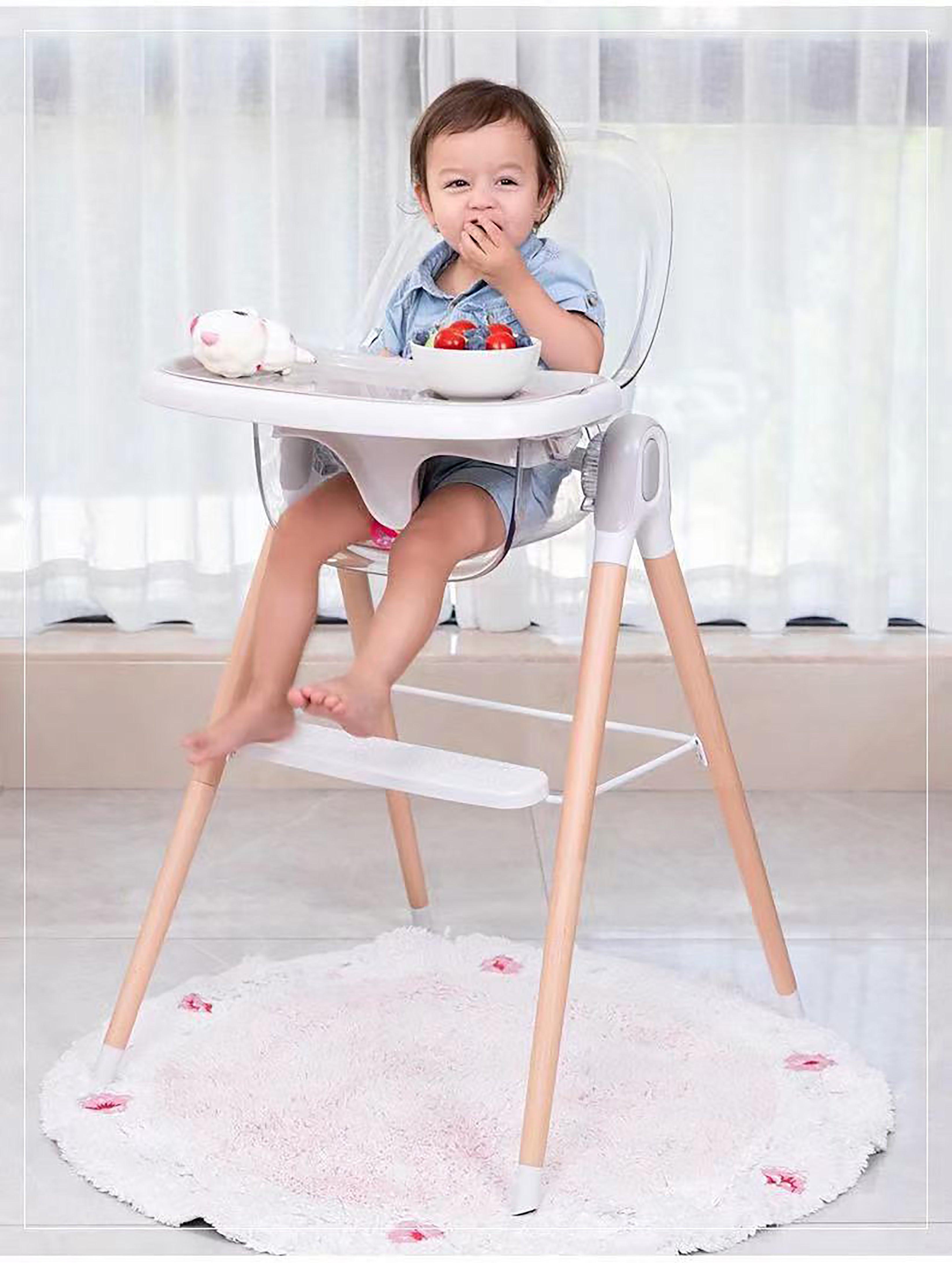 Discover Living Toddler Crystal High Chair Full Set | The Nest Attachment Parenting Hub