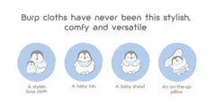 Iflin My Style Bamboo Burp & Bib (2-in1) | The Nest Attachment Parenting Hub